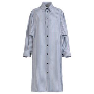 Bottega Veneta Women Light Cotton Striped Dress